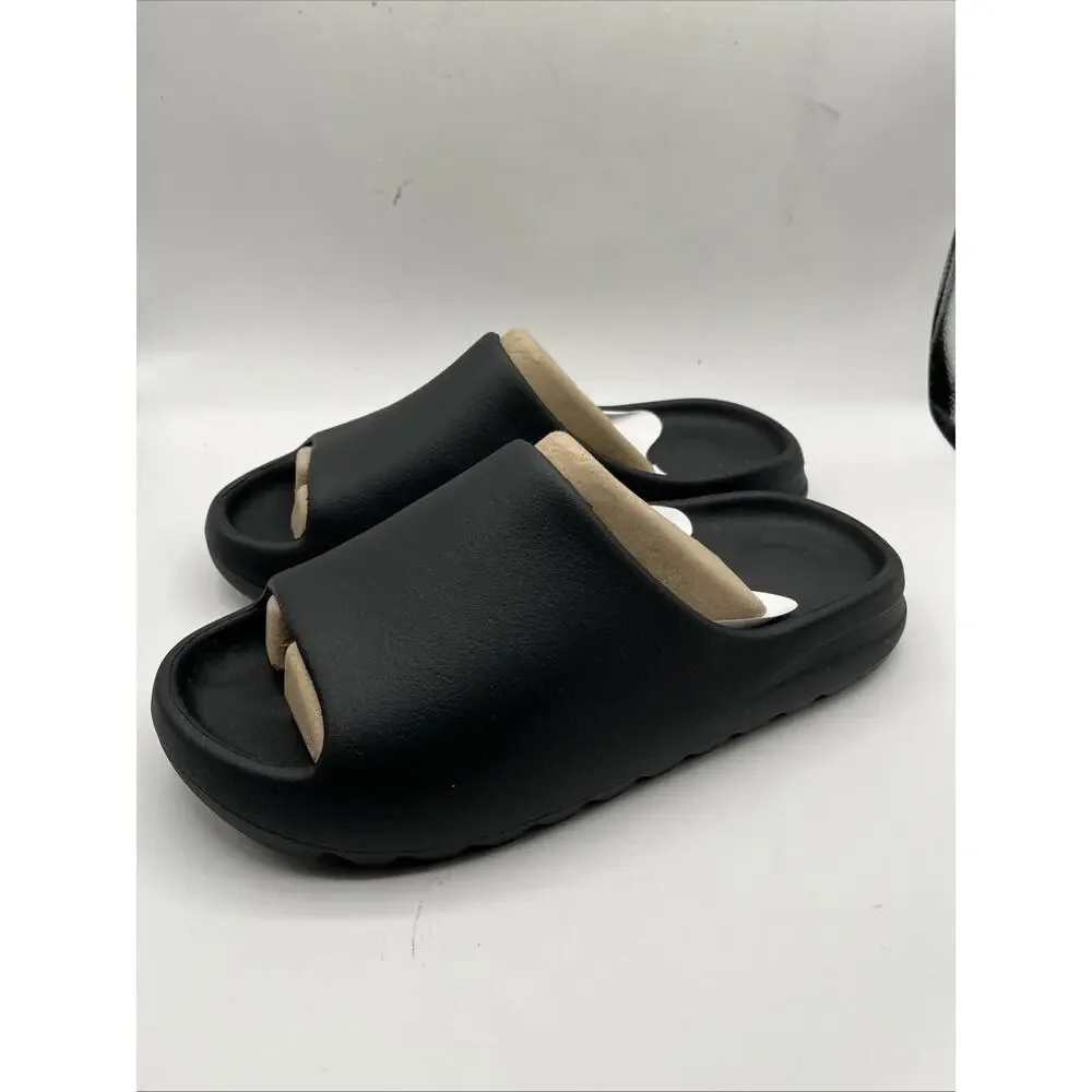 Yeezy YS-01 Slides size Men’s US 10 Black Color KNOW YOUR SIZE New With Bag